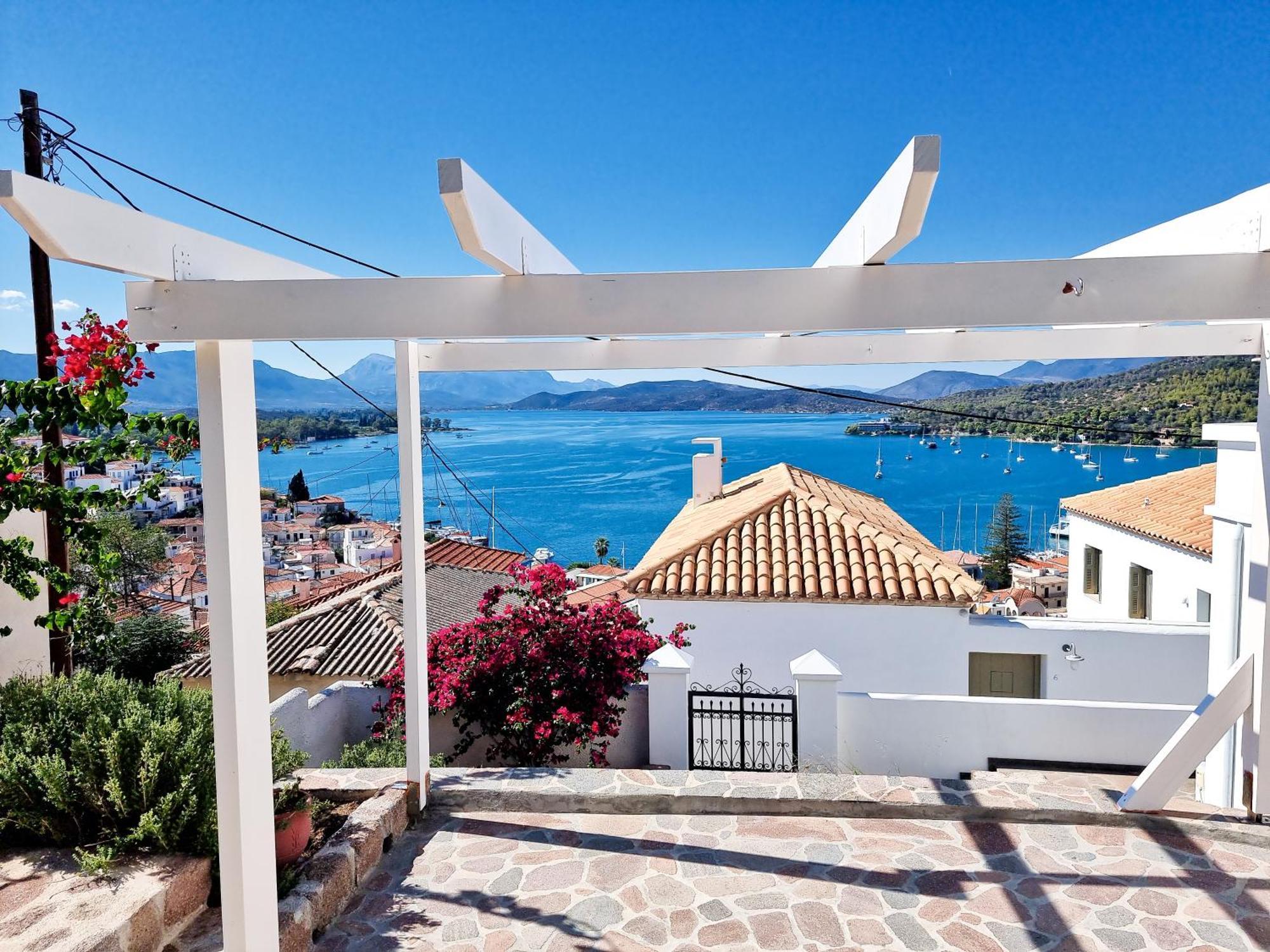 Panoramic View Apartment Poros Town Buitenkant foto