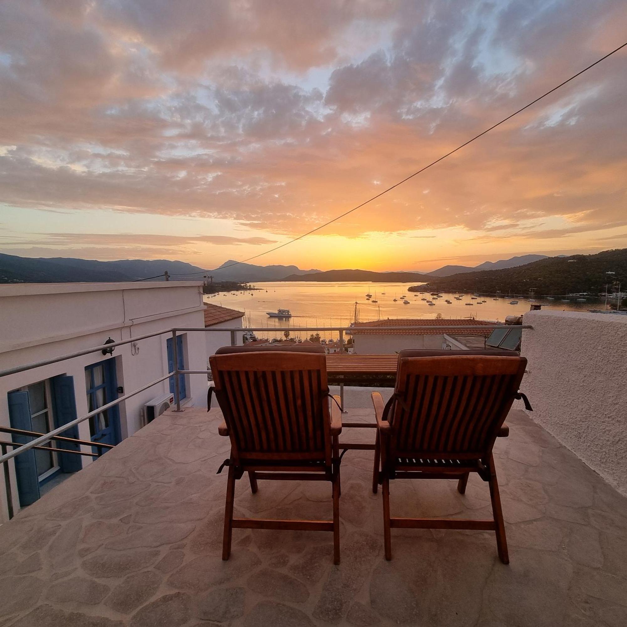 Panoramic View Apartment Poros Town Buitenkant foto